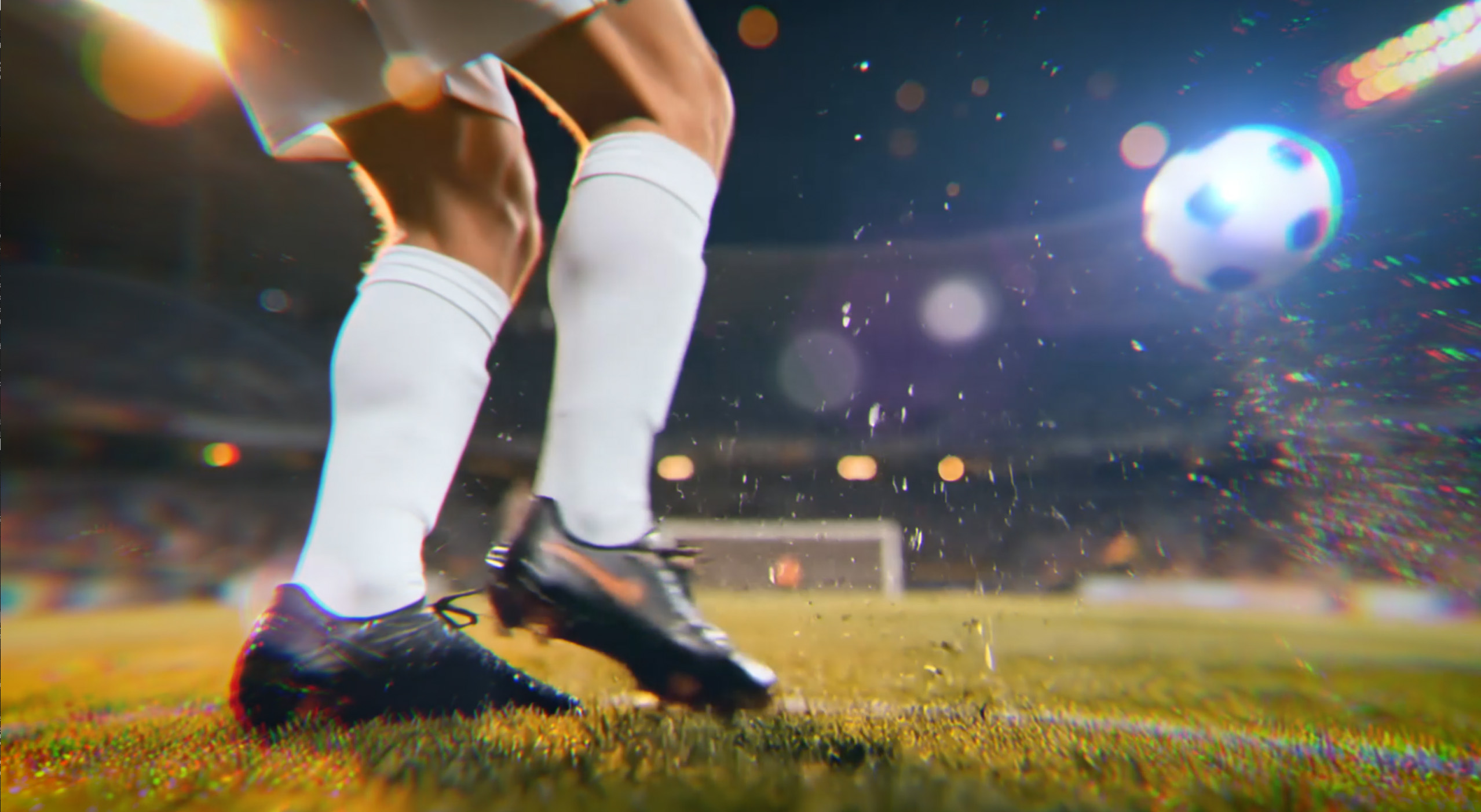 لاعب يشوط الكرة